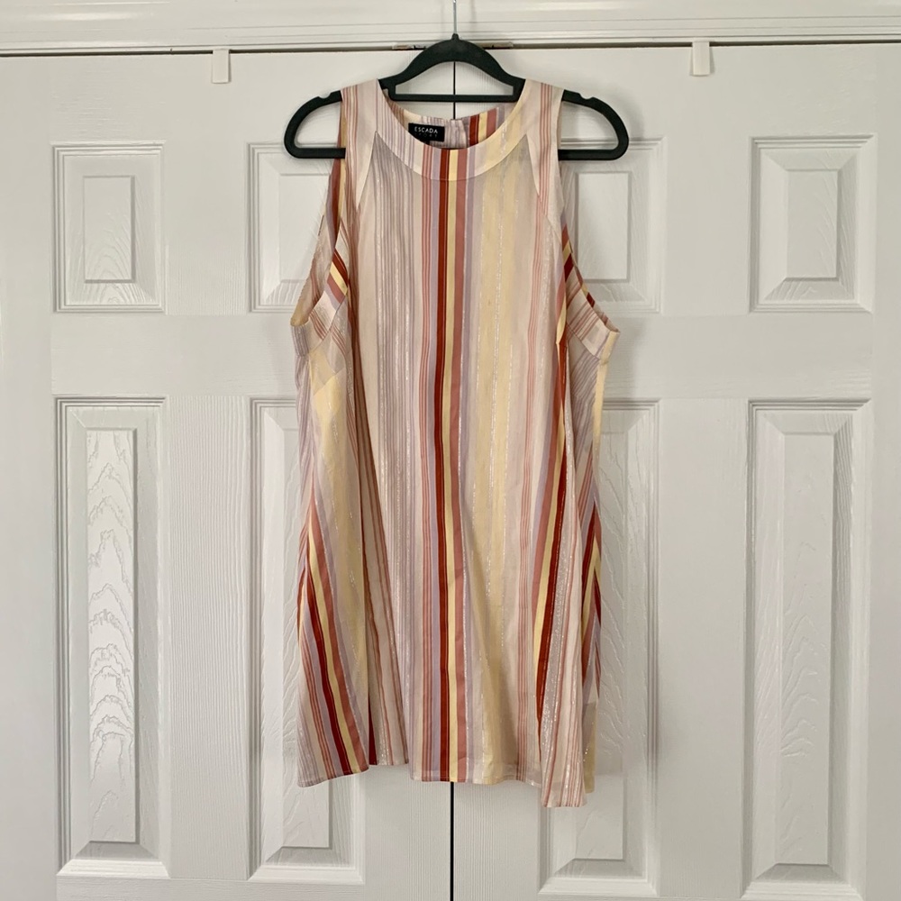 Escada sport silk shift dress